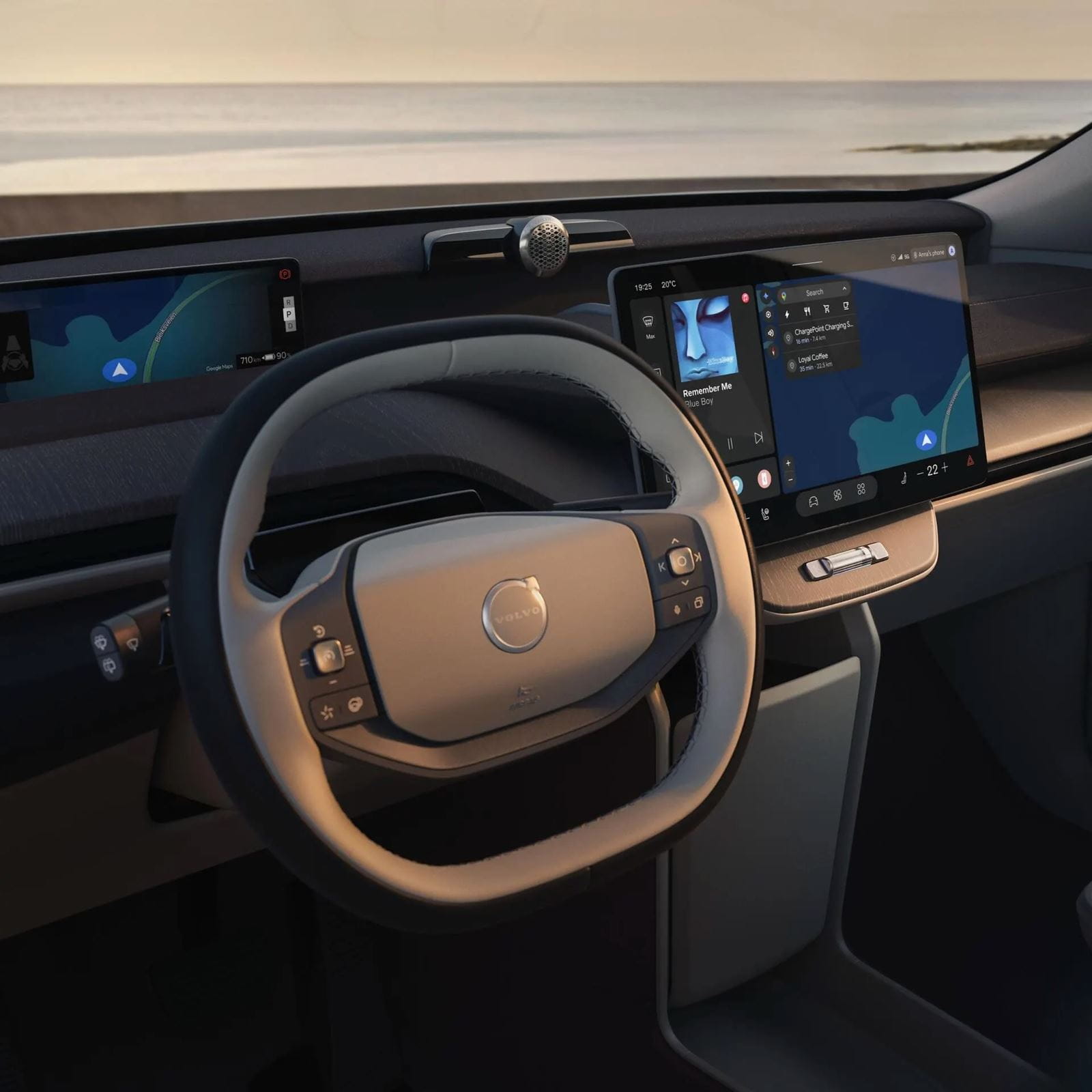 Volvo EX60 infotainment